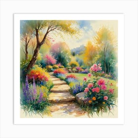 Garden Path Art Print