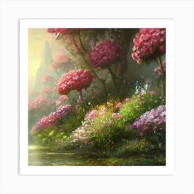 Fairy Garden 1 Art Print