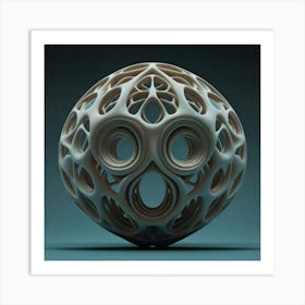 3d Printed Sphere 3 Art Print