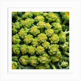 Florets Of Broccoli 9 Art Print