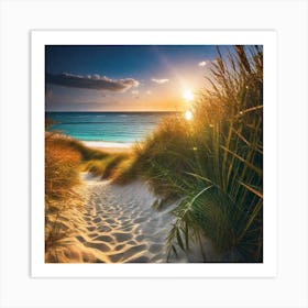 Path To The Beach Art Print