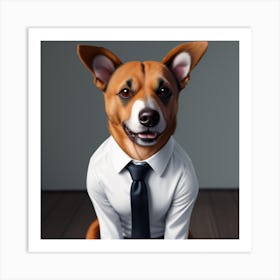 The Dapper Dog Collection Art Print