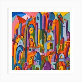 Cathedral in landscape Art Print