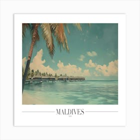 Maldives Art Print