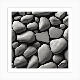 Pebbles 4 Art Print