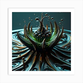 3d Fractal Art Art Print