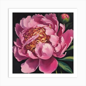 Pink Peony Art Print