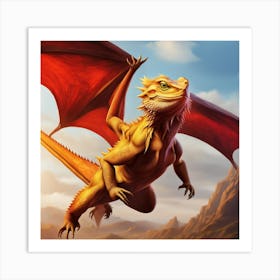 Game of Dragon Art Print