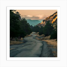Road In The Mountains 2 Art Print