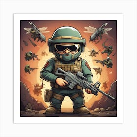 Soldier Soldier Soldier 1 Art Print