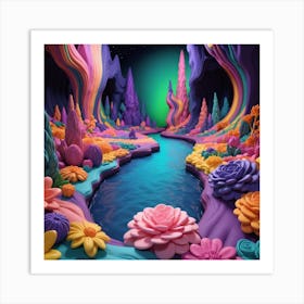 3d Art 4 Art Print