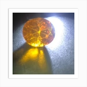 Yellow Sapphire Art Print