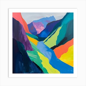 Abstract Travel Collection Switzerland 2 Art Print