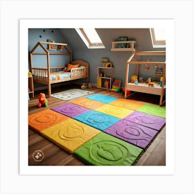 Play Mats For Kids Art Print