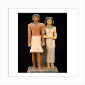 Egyptian Couple 2 Art Print