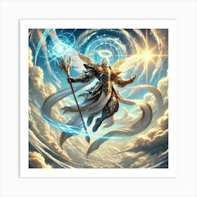 Grand Marshal Aetheron Aerial Mastery Converted Art Print