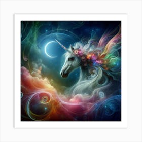 Unicorn 6 Art Print