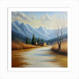 House By The River Art Print