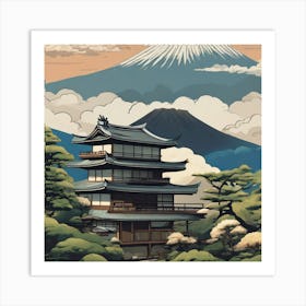 Mt Fuji Art Print