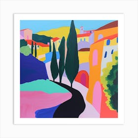 Abstract Travel Collection Florence Italy 5 Art Print
