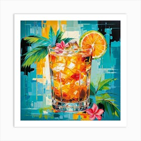 Tequila Cocktail 2 Art Print