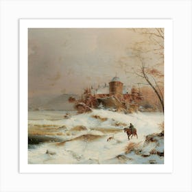 Winter Scene d Art Print