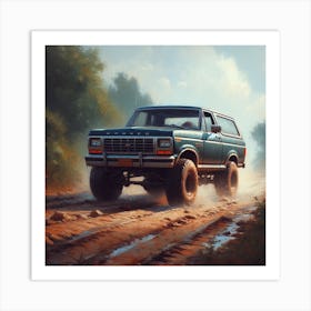 Ford Bronco 2 Art Print