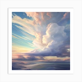 Cloudy Sky Art Print