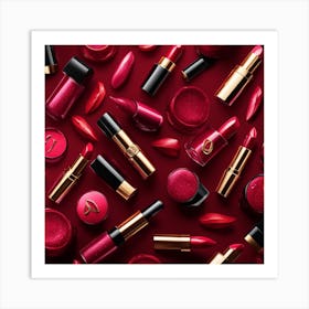 The Red Lipstick Art Print