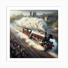 Steam Train 4 Art Print