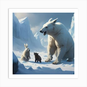 Polar Bears 1 Art Print