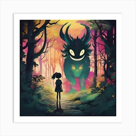 Lost in the Forest Art Print