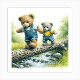 Teddy Bears 22 Art Print