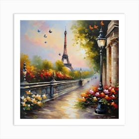 Paris At Night 3 Art Print