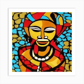 African Art #24 Art Print