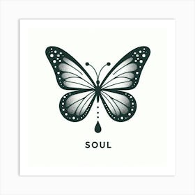 Soul butterfly Art Print