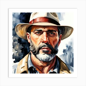 Creative Male Portrait 39 Art Print