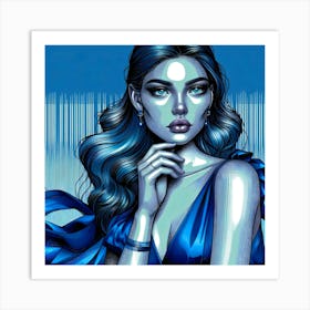 Portrait Artwork 156 Art Print