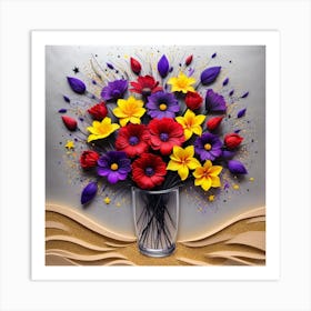 Flowers In A Vase 12 Art Print