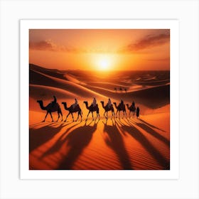 Bedouin Sunset 1 Art Print