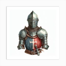Medieval Knight Art Print