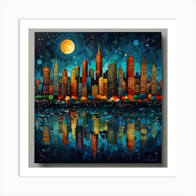 New York City Skyline Art Print