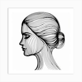 Portrait Of A Woman 25 Art Print