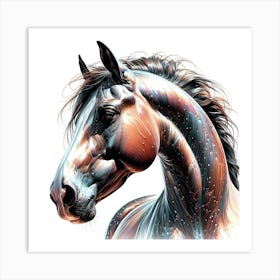 Creative Horse Visual 1 Art Print