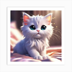 Cute Kitten 20 Art Print