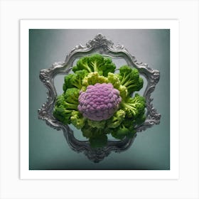 Cauliflower In A Frame 14 Art Print