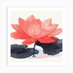 Lotus Flower 3 Art Print