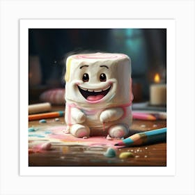 Marshmallow Art Print