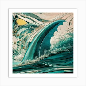 'Waves' Art Print