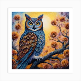 Parliament of owls 1 Art Print